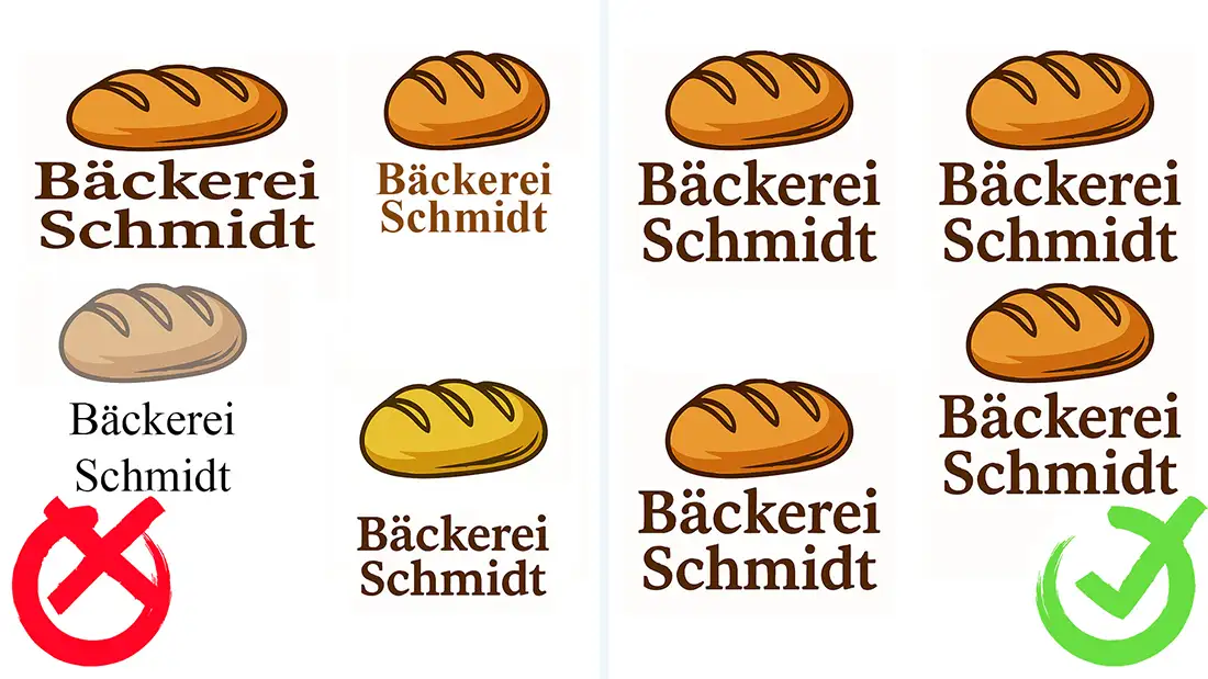 Kein einheitliches Logo – jede Anwendung sieht anders aus