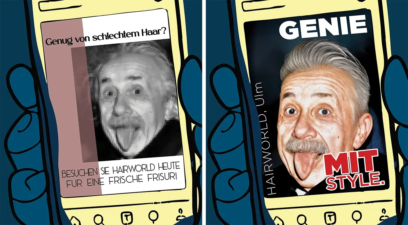 Einstein Instagram Post